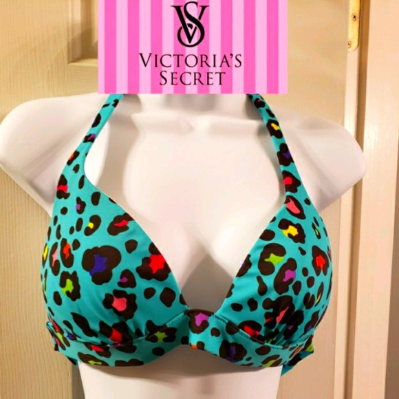 ‼️SOLD‼️⭐NWOT⭐ Victoria's Secret Pushup Bikini Top, L, 36B - Picture 1 of 7